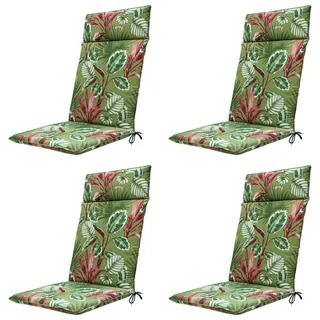 Madison Gartenstuhlkissen, Grün, Textil, 50x8x120 cm, Oeko-Tex®, Outdoor-Kissen, Gartenstuhlauflagen