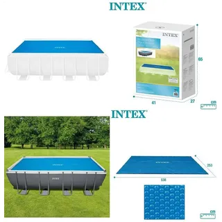 Intex Poolabdeckung Blau 5,49 m x 2,74 m