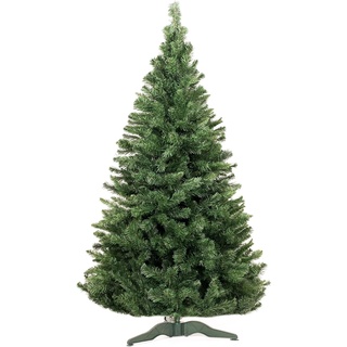 DecoKing Künstlicher Weihnachtsbaum 220 cm Grün Tannenbaum Christbaum Tanne Unecht Weihnachtsdeko Lena
