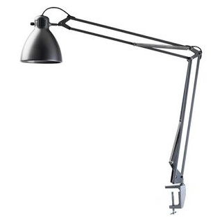Luxo L-1 Schreibtischlampe aluminiumgrau Tischklemme