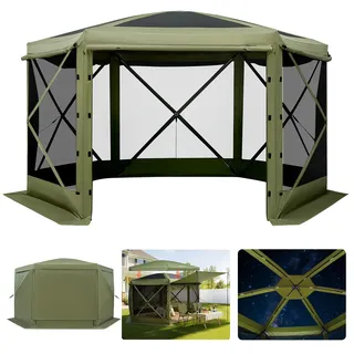 Vevor Pop-up-Pavillon 3 x 3 m Grün