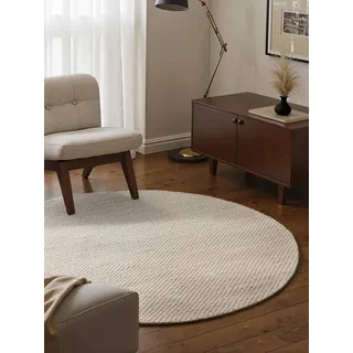 ELLE DECORATION Beans Rund, Perlenstruktur, Wohnzimmer, Schlafzimmer