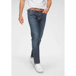 Tapered-fit-Jeans LEVI'S "502 TAPER" Gr. 30, Länge 30, blau (biologia adv) Herren Jeans Tapered-Jeans in elegantem, modernem Stil Bestseller