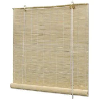 vidaXL Bambusrollo Natur 120 x 220 cm beige
