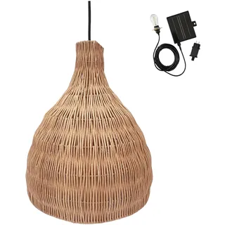Lumisky Bella 5-flg. 38 cm Rattan Beige