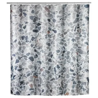 Wenko Duschvorhang Terrazzo 180 x 200 cm mehrfarbig