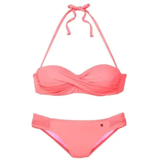 s.Oliver Bügel-Bandeau-Bikini Damen Orange 40 Cup A