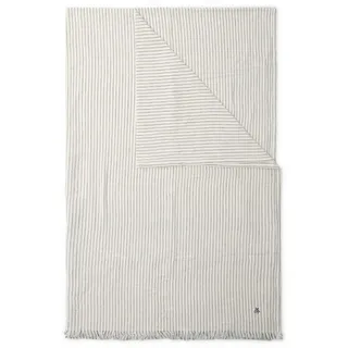 Plaid Fine Stripe, Marc O'Polo Home, mit Streifenmuster grau
