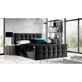 Fun Möbel OVIEDO LUX 180 x 220 cm Schwarz