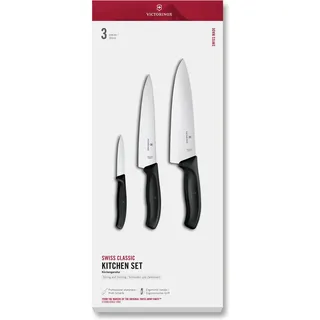 Victorinox Swiss Classic Allzweckmesser 20 cm 3-tlg. Schwarz