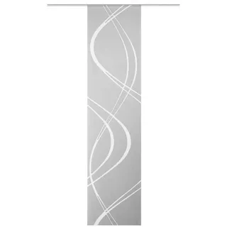Schmidt Schiebevorhang Tiberio 60 x 245 cm Polyester Grau