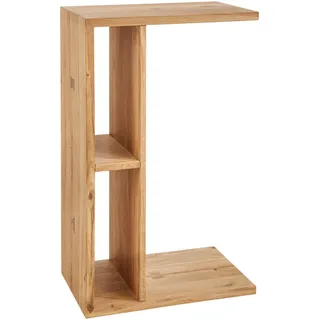 Linea Natura Beistelltisch, Eiche, Holz, Eiche, vollmassiv, 65x40x25 cm, Holzmöbel, Holztische, Beistelltische Holz