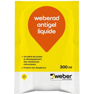 Weber 10004661 weberad hydrofuge liquide Flüssigkeit, Durchscheinend, gelb