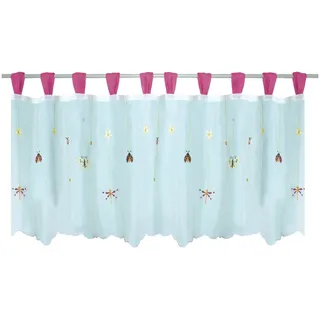 arsvita Bistrogardine Schlaufen 150 x 45 cm Pink/Rosa