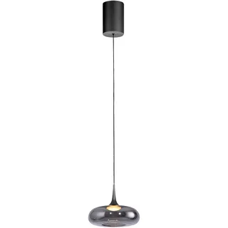 Schöner Wohnen Posh 1-flg. dimmbar 22 cm grau Glas