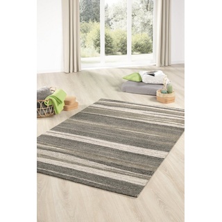 Designteppich Brücke Mozart 3437A Zebra Fb.dark-beige 120/170 cm, Peyer Syntex, rechteckig braun