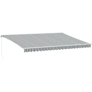 vidaXL Markise 500 x 350 cm weiß