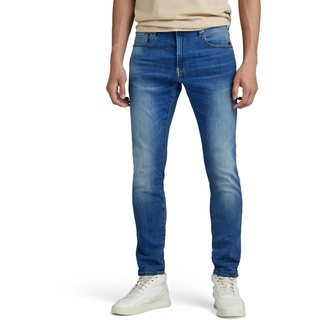 G-STAR RAW Herren Revend Skinny Jeans, Mehrfarben (medium indigo aged 51010-8968-6028), 34W / 32L