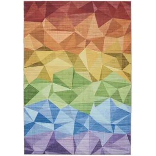 benuta George Kurzflorteppich 140 x 200 cm Mehrfarbig