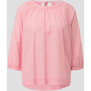 S.Oliver Bluse mit Raglanärmeln Damen, rot|weiß, 36