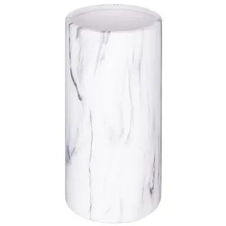 Atmosphera Créateur d'intérieur Blumenvase in weiß - Marmor - H20 cm