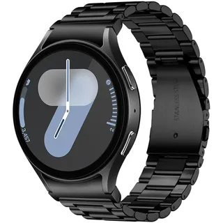 ZZMY Galaxy Watch7/6/5/4/FE40mm 44mm Edelstahl Armband, Kompatibel mit Samsung Galaxy6/4Classic 43 47 46 42mm Metall Uhrband, Keine Lücke Schnellverschluss Uhrenarmband für Watch 5 Pro 45mm (2#)