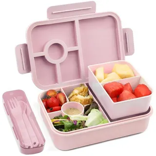 luxuskollektion Bugucat Brotdose Kinder Bento Box 5 Fächer 1300ML Auslaufsicher