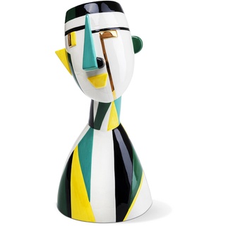 KARE DESIGN Deko-Vase Happy Face 42,6 cm Keramik Bunt