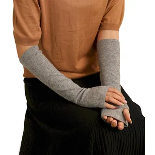 Prettystern Damen Kaschmir Arm-Wärmer Lange Arm-stulpen Fingerlose Pulswärmer für Alltag und Abendmode - Länge ca. 34 cm