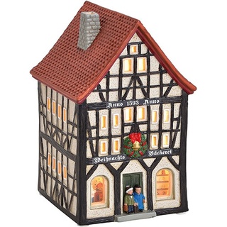 G. Wurm, Deko Objekt, Lichthaus Anno 1593 Weihnachts Bäckerei aus Porzel
