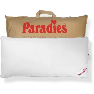 Paradies Kopfkissen 40x80 cm "Softy Top fest" vegan - Weiß