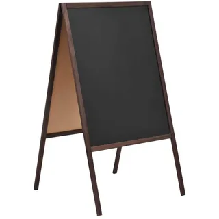 vidaXL Präsentationstafel Kundenstopper 60 x 80 cm Schwarz