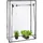 1,5 x 1,0 x 0,5 m transparent/schwarz
