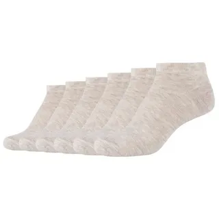 CAMANO Sneakersocken 6er Pack Beige 39-42