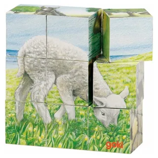 GoKi Würfelpuzzle Bauernhoftiere (57607)