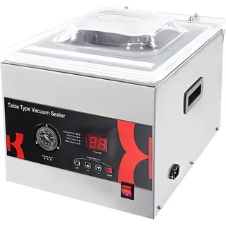 Berger & Schröter | Kammer Vakuumgerät Vakuumierer Vakuummaschine DZ-260-C Schweißnaht 71,6 Liter/Minute Unterdruckmanometer & Schweißautomatik