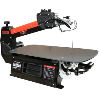 BUCKTOOL 558mm Dekupiersäge, 22 Zoll elektrische Laubsäge, 400-1550 U/min | 50mm Schnitttiefe, 130-133mm stiftlose Sägeblätter, großer Arbeitstisch für Mehrwinkelschnitte und präzise Holzarbeiten