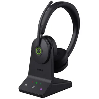 Yealink WH68 UC On-Ear Headset DECT/Bluetooth schwarz