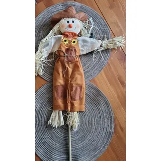 Strohpuppe Herbst Deko Drachen Landhaus