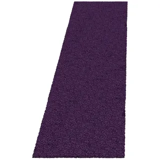 Ayyildiz Hochflorteppich Fluffy 3500 Violett 80 cm x 250 cm