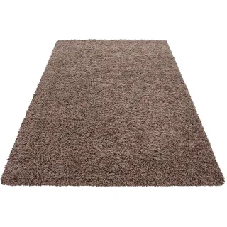 Ayyildiz Life Shaggy 1500 Hochflorteppich 80 x 150 mokka