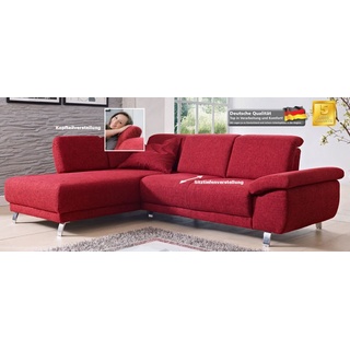 Dietsch Time Sofa mit Recamiere Sitztiefenverstellung Bezug wählbar