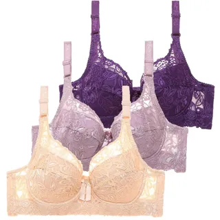 BH Damen BHS 13Er Pack Mit Bügel Fraun Spitzen BH Set Mit Verstellbarem - Push Up BH Sexy BH Mädchen Atmungsaktiver Weich BHS Bequemer Unterwäsche Bra Für Alltag, Sport