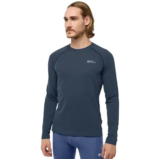 Jack Wolfskin Herren Infinite Warm M Longsleeve, Midnight Sky, L EU