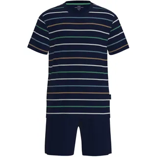 Götzburg Pyjama Shorty Blau XL