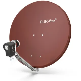 DUR-line Select 2 Teilnehmer Set - Qualitäts-Alu-Satelliten-Komplettanlage - Sel...