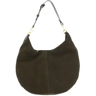 Ted Baker Damen S284065dk-greeno/S Slouchy Hobo Suede Schultertasche, Dunkelgrün