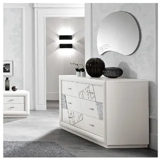 Xlmoebel Kommode Luxuriöses Holz-Sideboard im modernen Design (Kommode, 1 St., Kommode), Hergestellt in Europa weiß