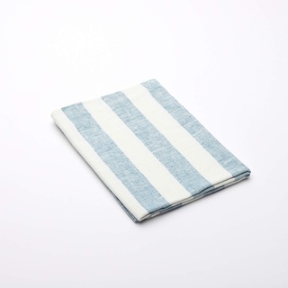 LinenMe 0818501 Handtuch, Marineblau, Philippe, 99 x 135 cm, Badetuch, europäisches Leinen, maschinenwaschbar, sehr saugfähig