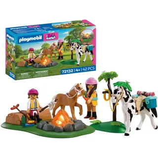 Playmobil Reitausflug mit Lagerfeuer